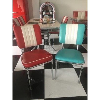 Turquoise American Diner Chair