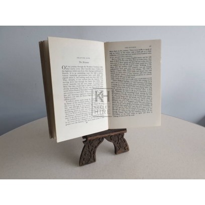 Carved book stand