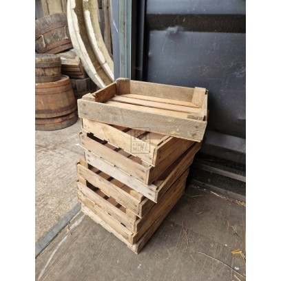 Shallow wood veg crate