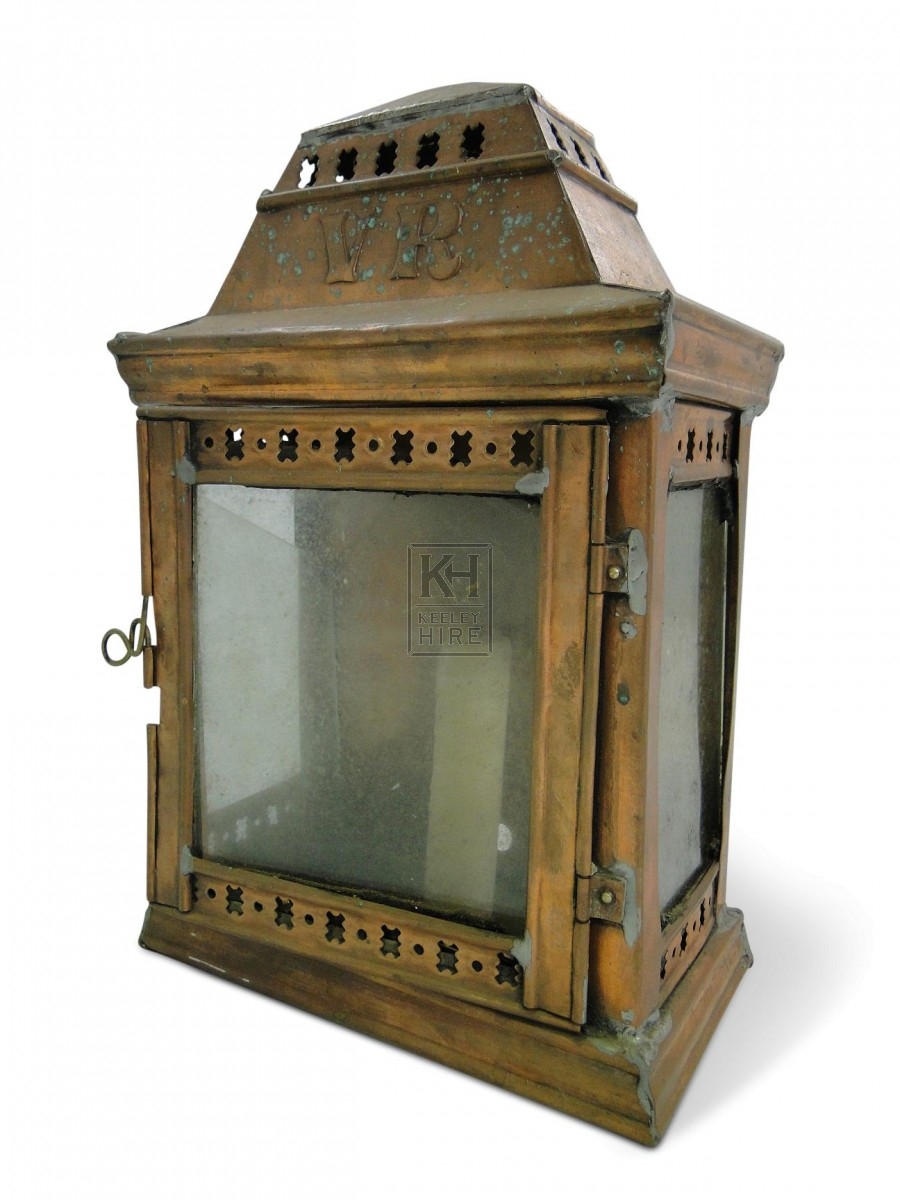 Lanterns Prop Hire » Copper Box Lantern - Keeley Hire