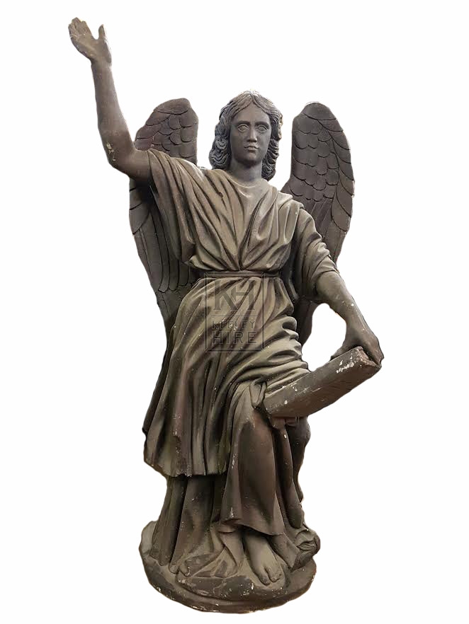 Gravestones And Statues Prop Hire » Freestanding Angel - Keeley Hire