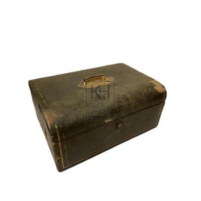 Aged Jewellery Box with Jewels