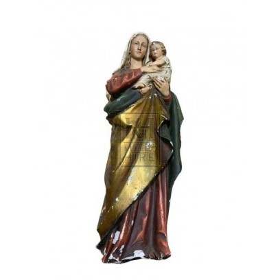 Painted Mary Statue
