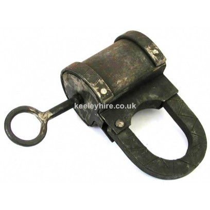 Large early padlock with key