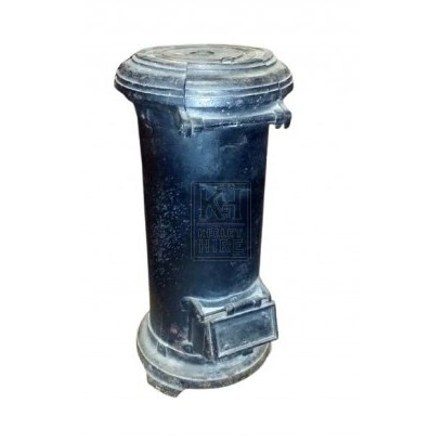 Cylindrical Cast Iron Stove