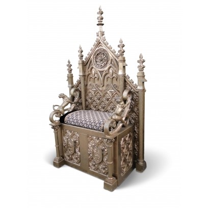 Ornate Gold Throne