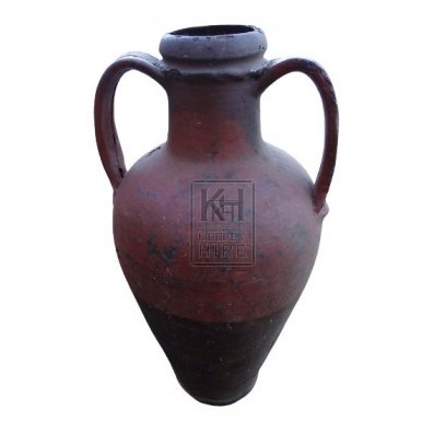 2-handle flat bottom amphora