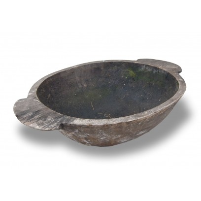 Assorted Wood Bowl with 2 Handles