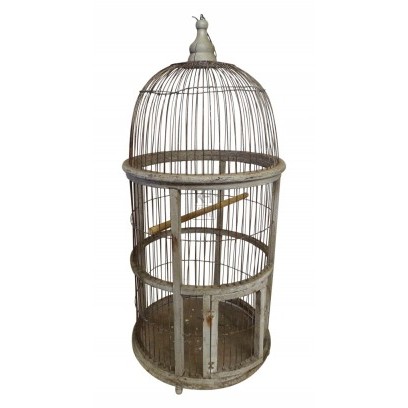 Tall dome bird cage