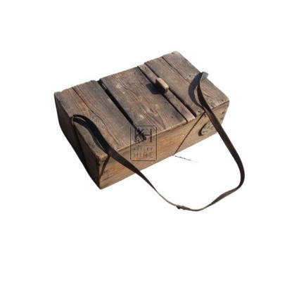 Sellers box with strap