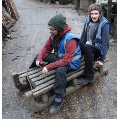 Heavy wood sledge