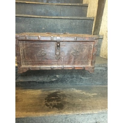 Small Ornate Metal Chest